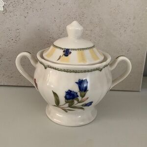 Sugar Bowl‎ with lid - Summer Estate (Ireland) by NORITAKE